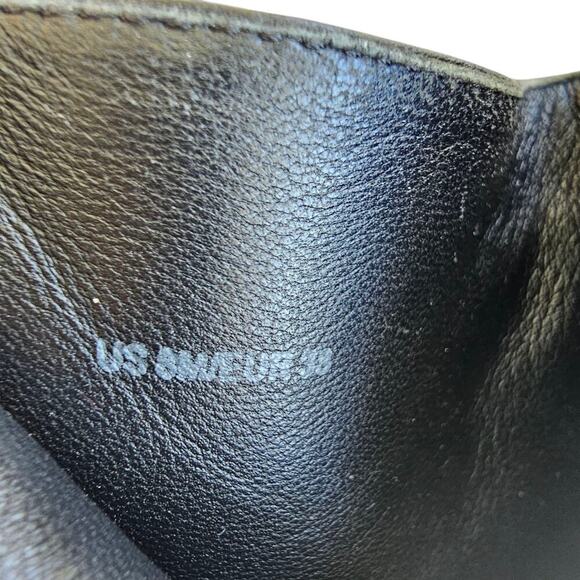 Via Spiga Evanna Leather Ankle Booties Black Size 8 - Picture 7 of 7